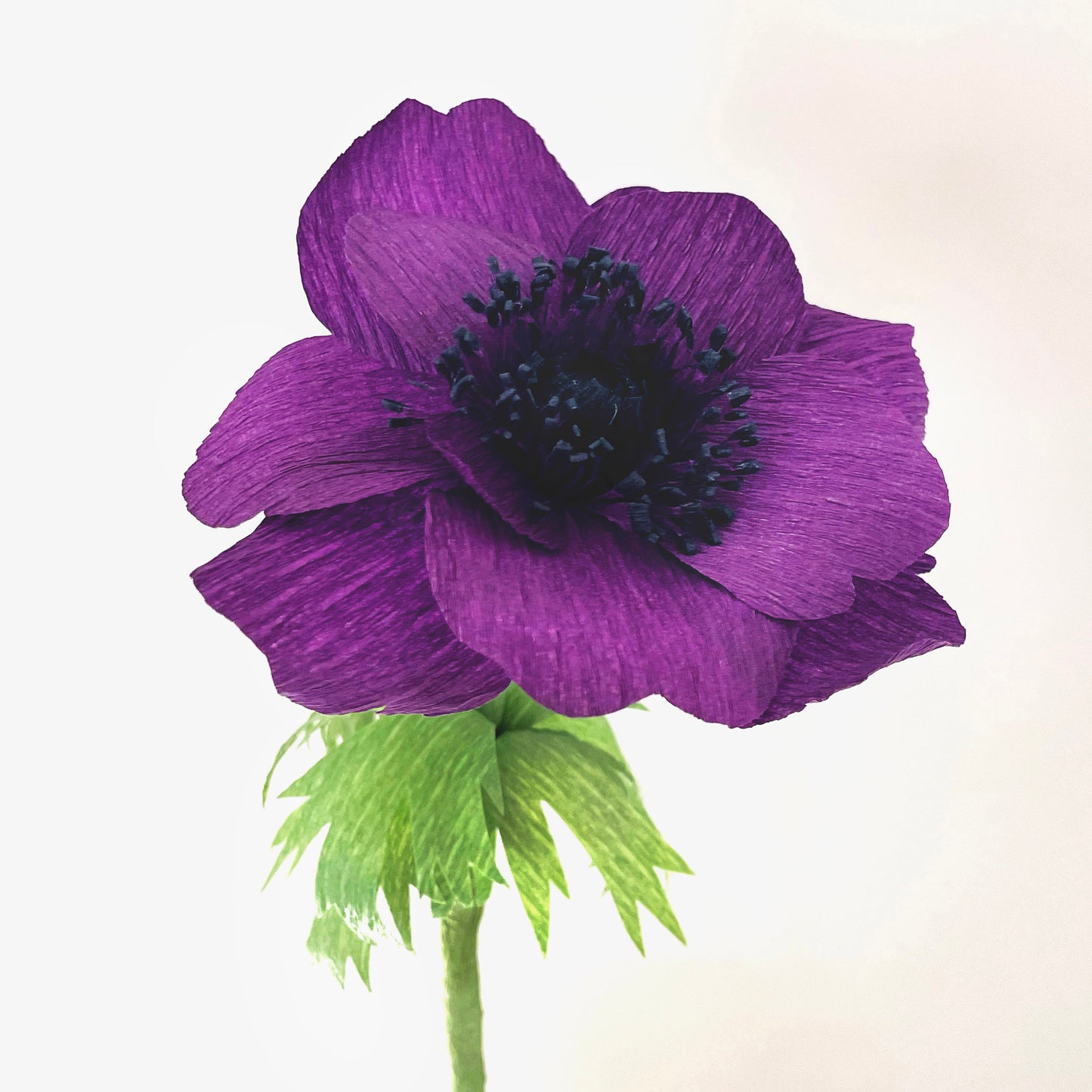 paper anemone template | free paper flower template | crepe paper flowers | free flower templates | crepe paper anemone tutorial