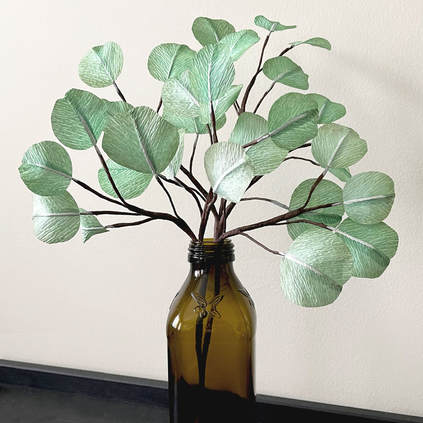 paper eucalyptus template | silver dollar eucalyptus tutorial | diy paper eucalyptus | how to make silver dollar eucalyptus