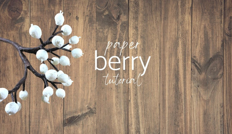 paper berry tutorial how to make paper flowers