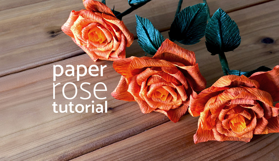 paper rose tutorial