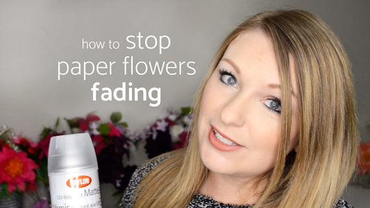 Stop paper flowers fading | diy paper flowers
