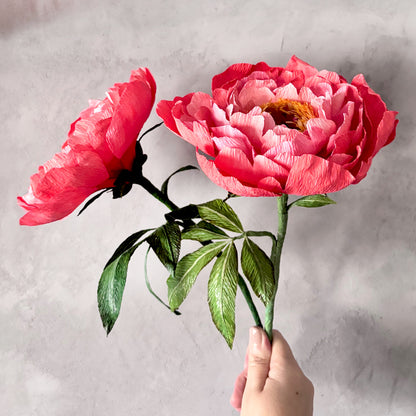 crepe paper flower tutorial