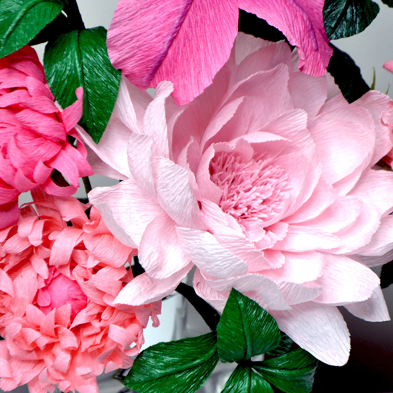 Large Tissue Paper Peony Flowers